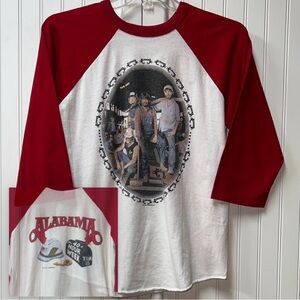 80s Alabama Band Concert Tour Shirt XL Vintage Southern Rock Country Music 1985